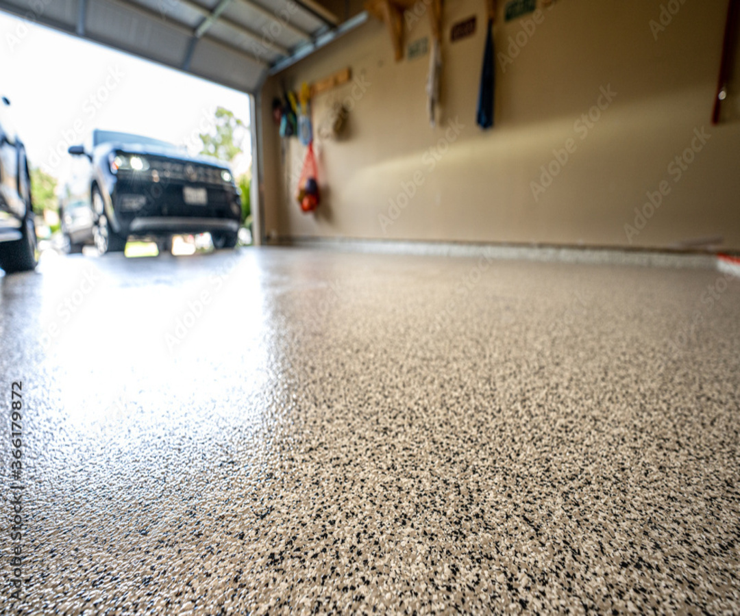 Epoxy floor garage